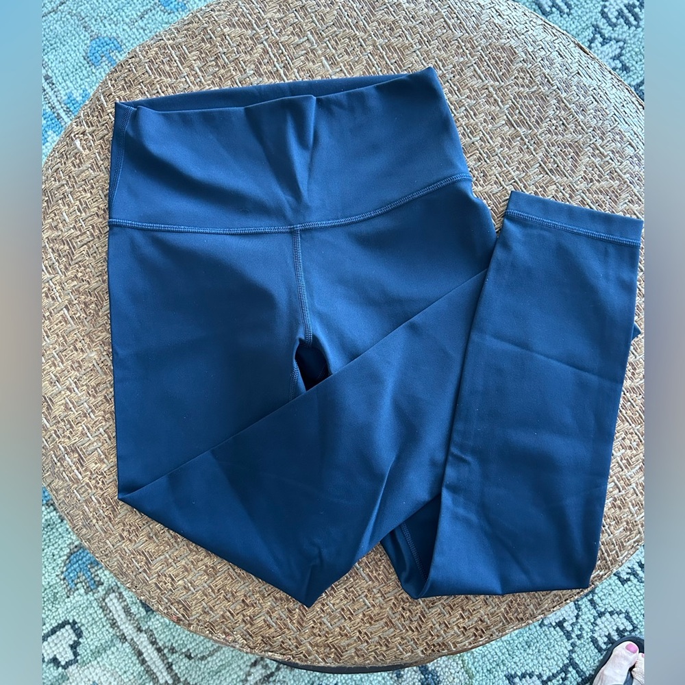 Lululemon athletic tights, size 4, navy